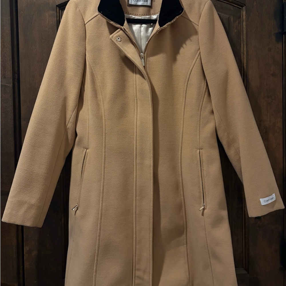 Calvin Klein Women's Camel Trench Coat